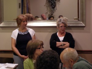 Anne Goessel and Gretchen Logue from Missouri Coalition against Common Core speaking at our recent meeting.